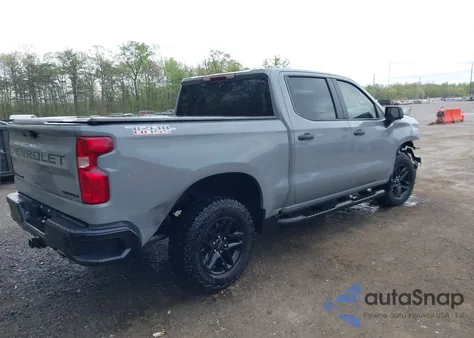 2025 Chevrolet Silverado 1500 4Wd Short Bed Custom Trail Boss from USA, damaged, VIN 3GCUKCED6SG110946